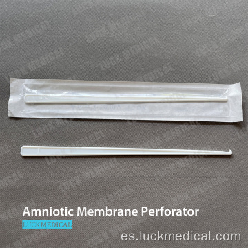 Perforador de membrana amniótica médica